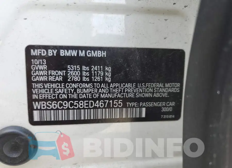 WBS6C9C58ED467155 Photo# 12