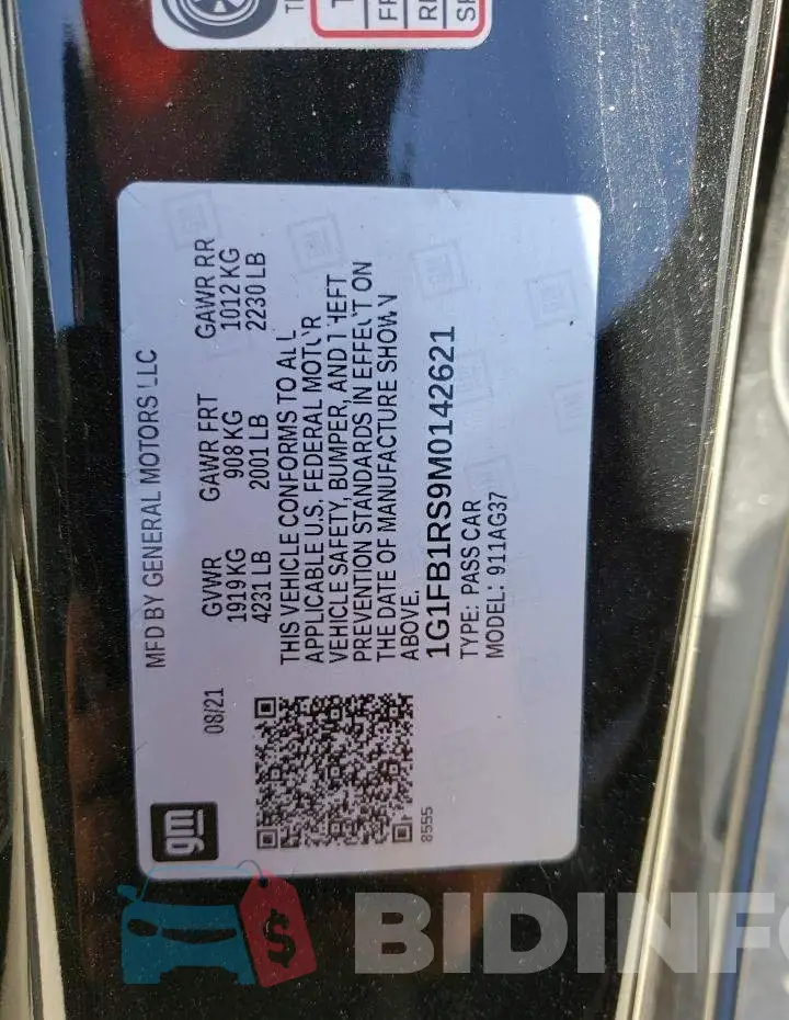 1G1FB1RS9M0142621 Photo# 12