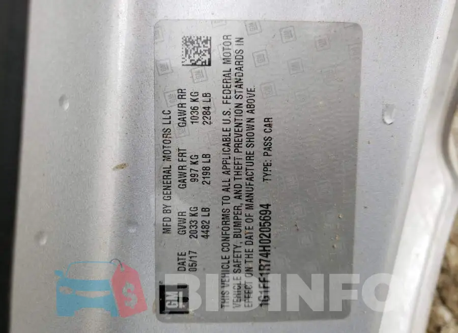 1G1FF1R74H0205694 Photo# 12