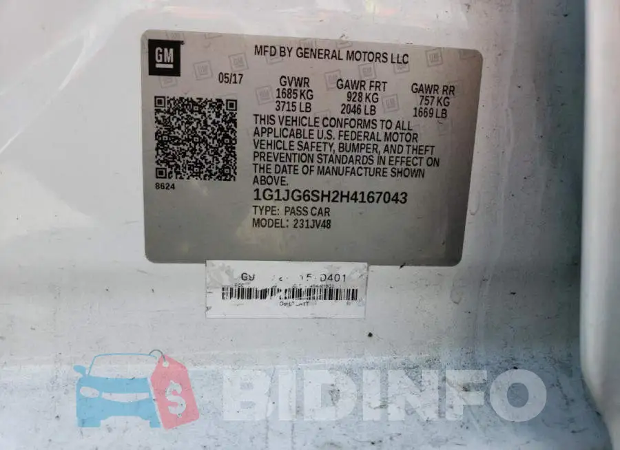 1G1JG6SH2H4167043 Photo# 12