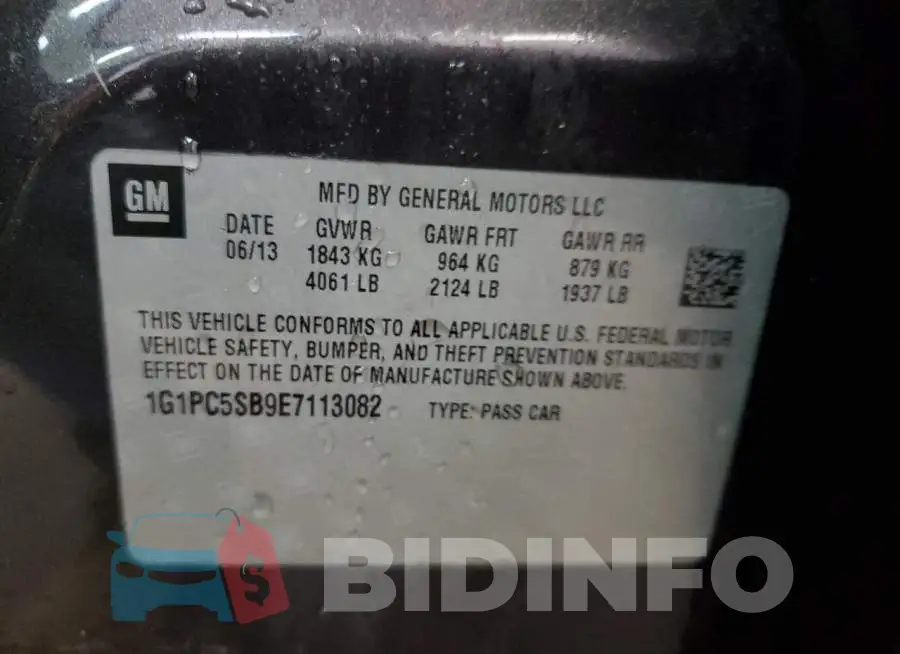 1G1PC5SB9E7113082 Photo# 12