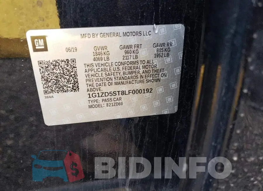 1G1ZD5ST8LF000192 Photo# 13