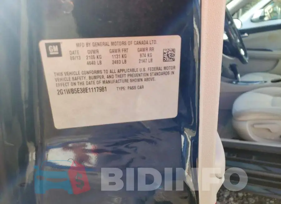 2G1WB5E38E1117981 Photo# 12