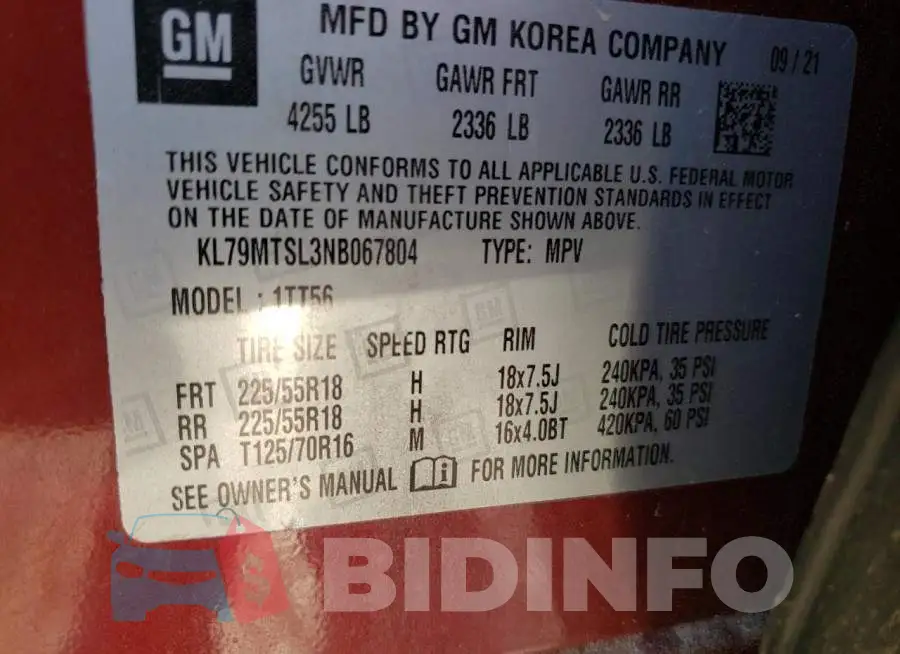 KL79MTSL3NB067804 Photo# 13