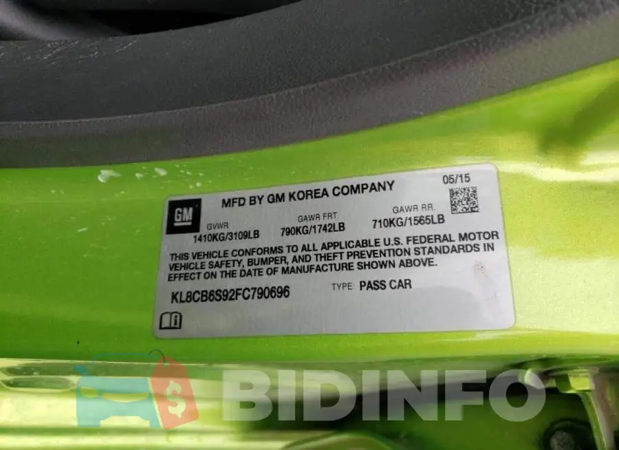 KL8CB6S92FC790696 Photo# 12