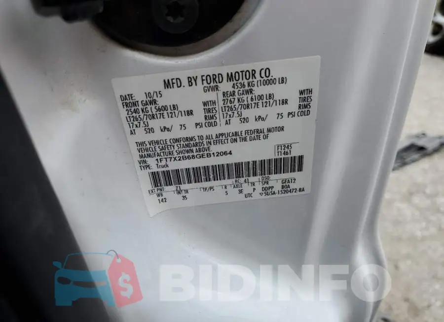 1FT7X2B68GEB12064 Photo# 12