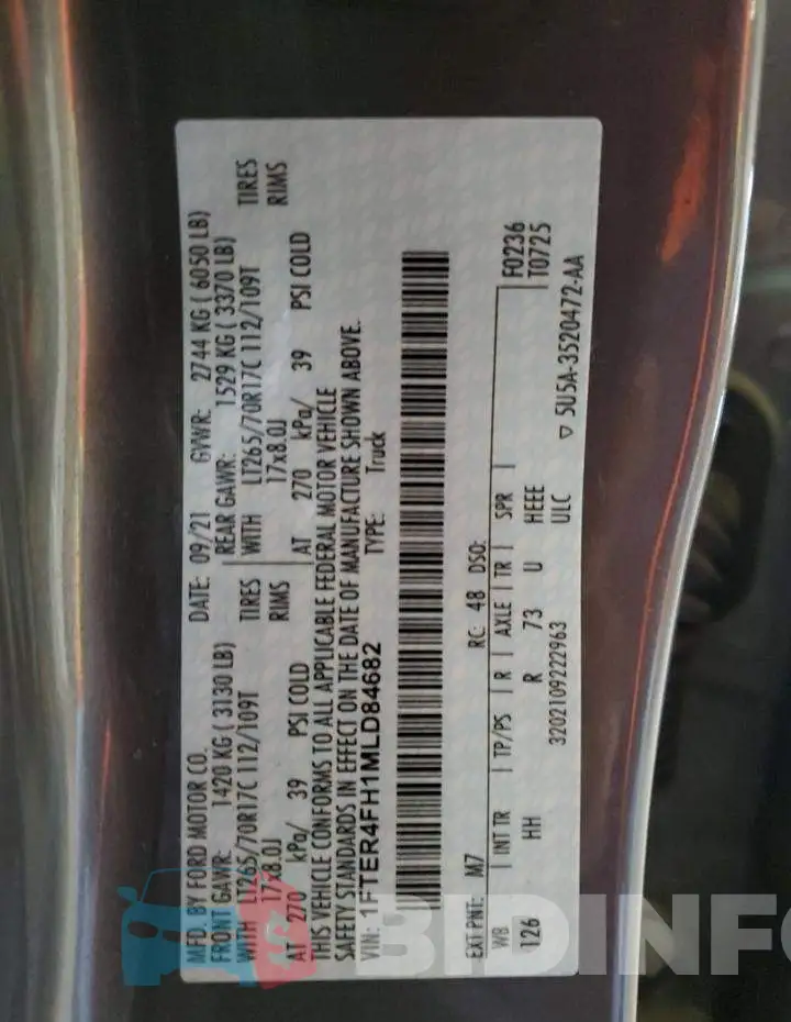 1FTER4FH1MLD84682 Photo# 14