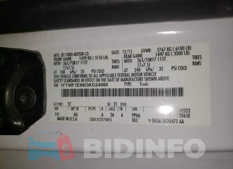 1FTMF1E88GKD24980 Photo# 13