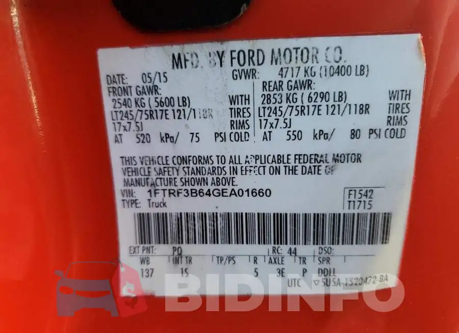 1FTRF3B64GEA01660 Photo# 12