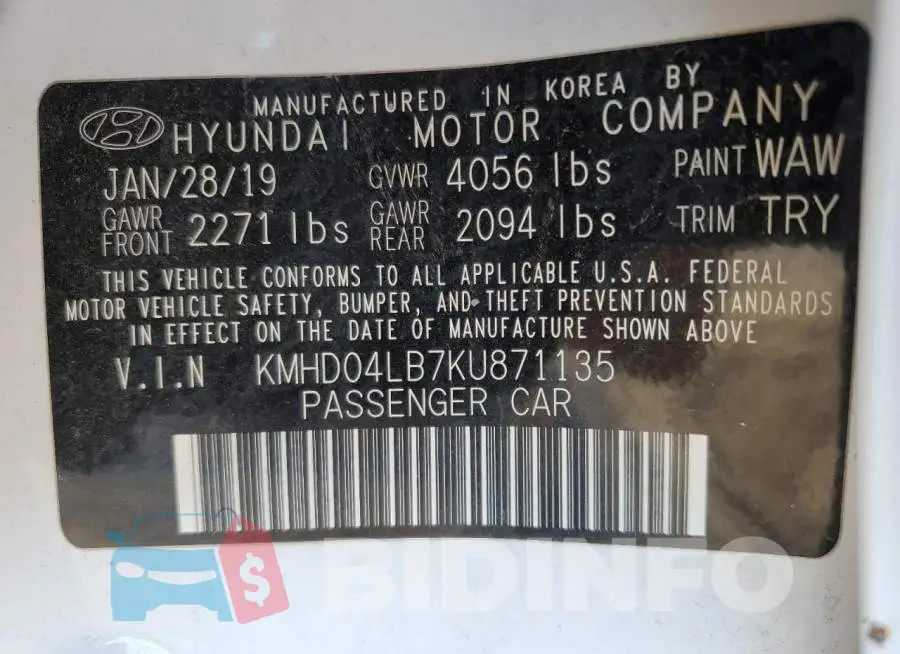 KMHD04LB7KU871135 Photo# 12