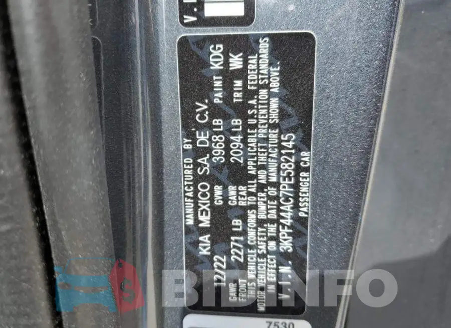 3KPF44AC7PE582145 Photo# 12