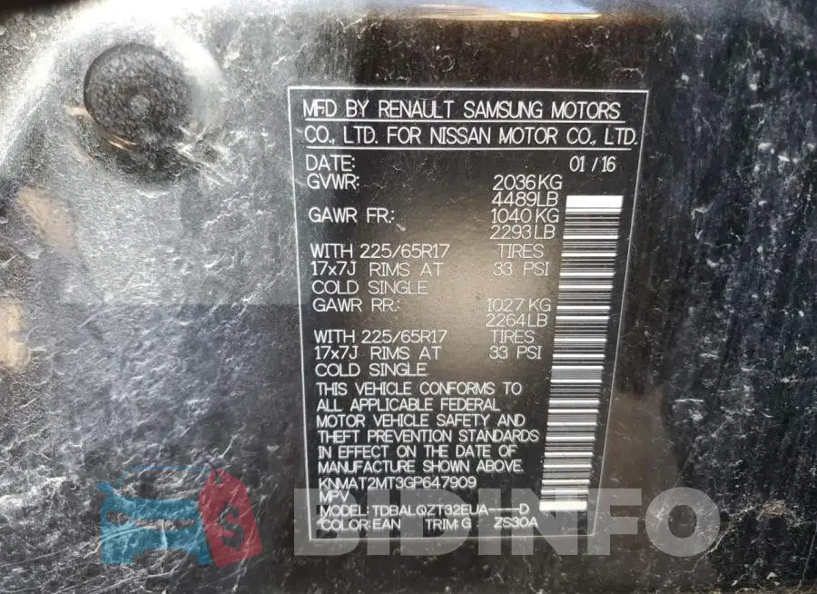 KNMAT2MT3GP647909 Photo# 13