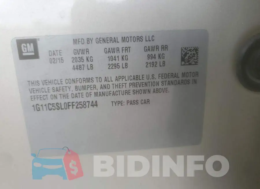 1G11C5SL0FF258744 Photo# 12
