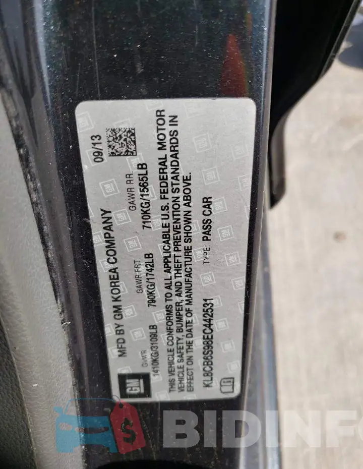 KL8CB6S98EC442531 Photo# 12