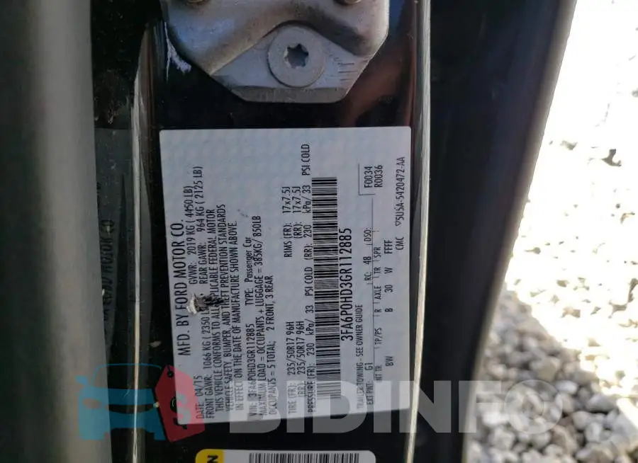 3FA6P0HD3GR112885 Photo# 13