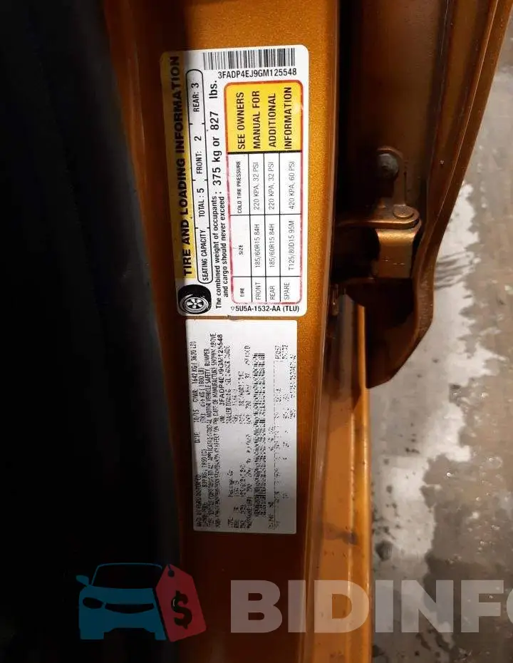3FADP4EJ9GM125548 Photo# 13