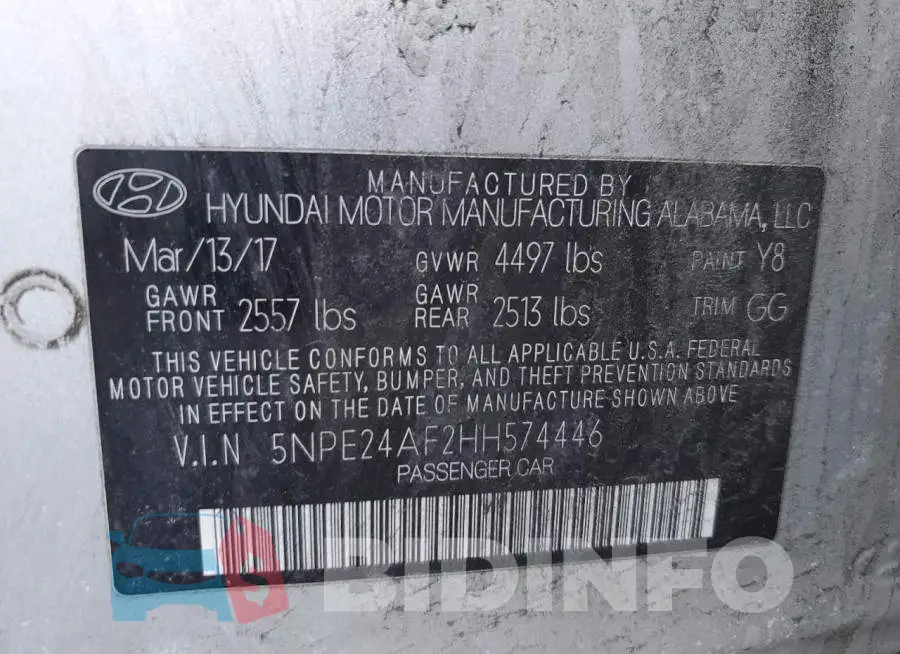 5NPE24AF2HH574446 Photo# 12