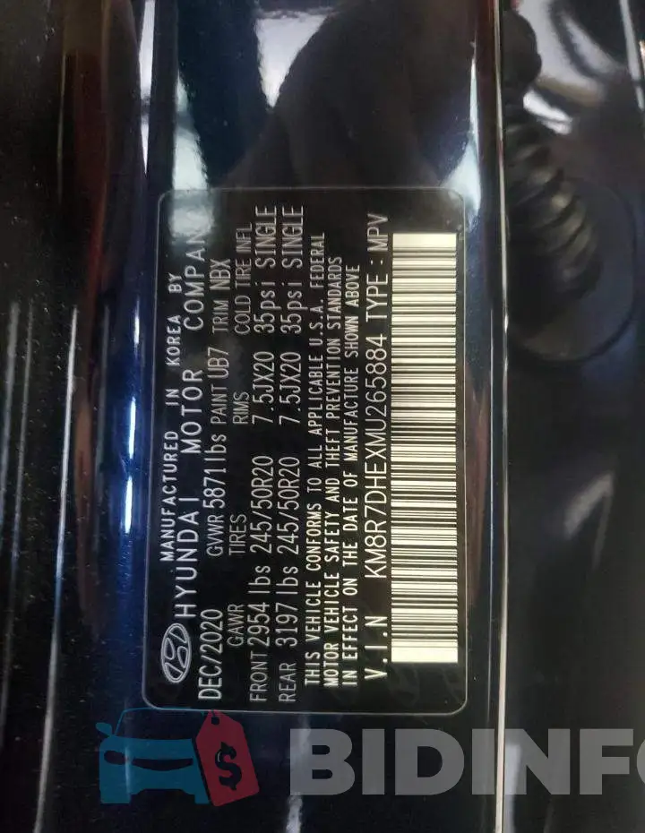 KM8R7DHEXMU265884 Photo# 14