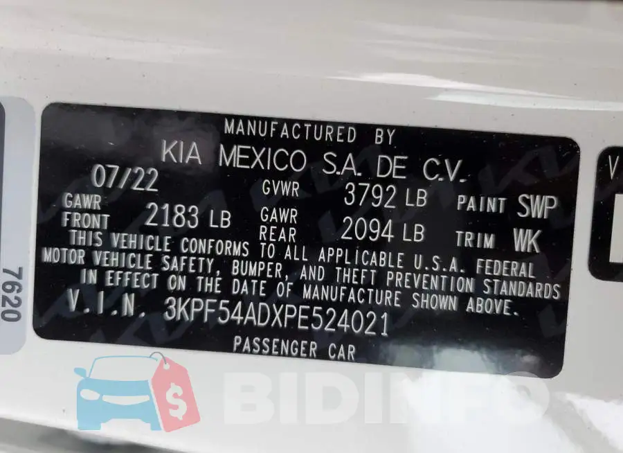 3KPF54ADXPE524021 Photo# 10