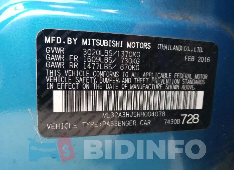 ML32A3HJ5HH004078 Photo# 13