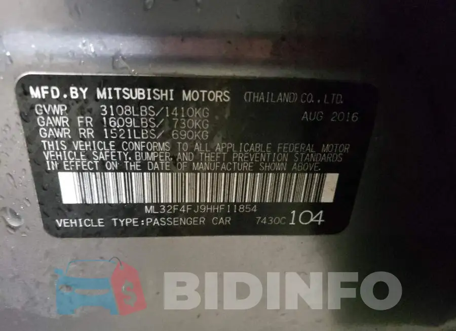 ML32F4FJ9HHF11854 Photo# 13