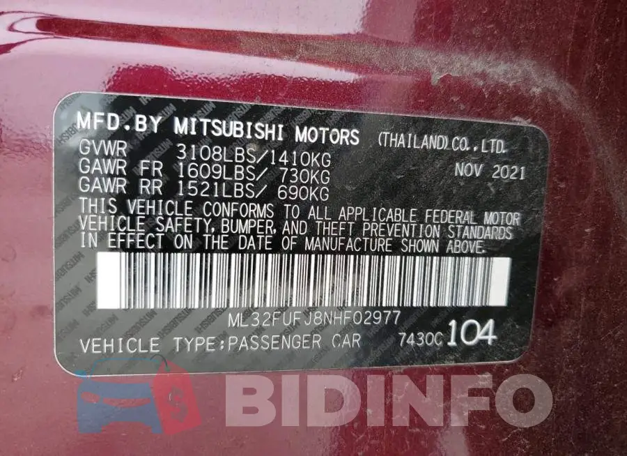 ML32FUFJ8NHF02977 Photo# 13