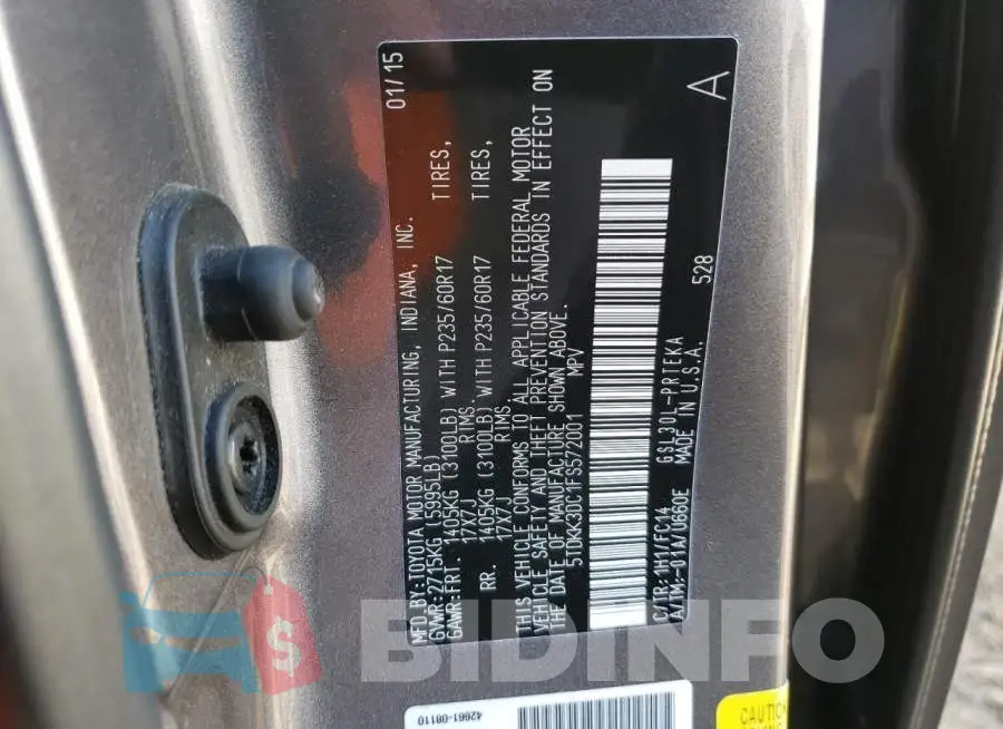 5TDKK3DC1FS572001 Photo# 12