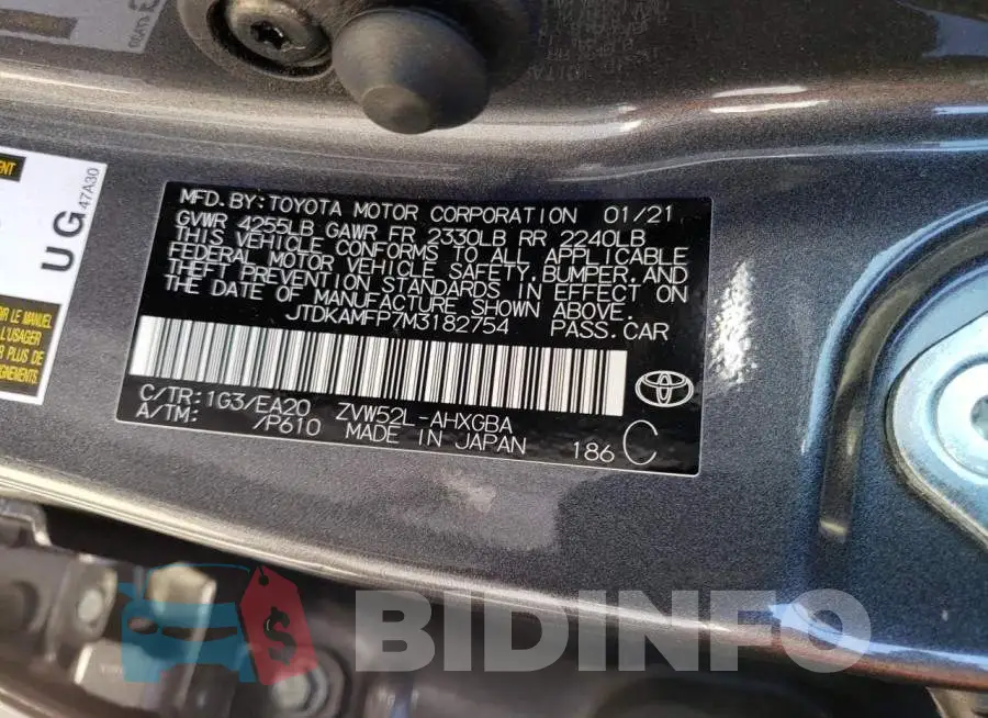 JTDKAMFP7M3182754 Photo# 13