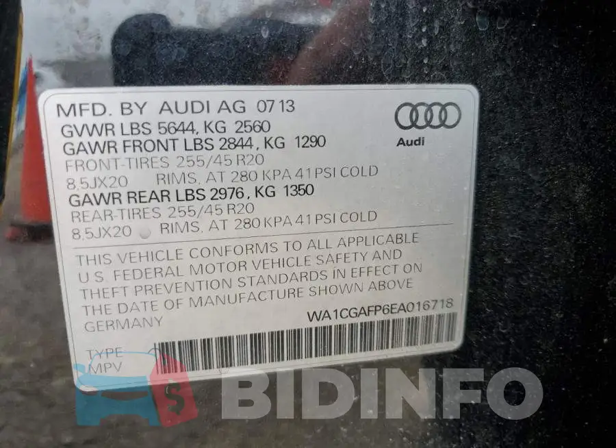WA1CGAFP6EA016718 Photo# 13