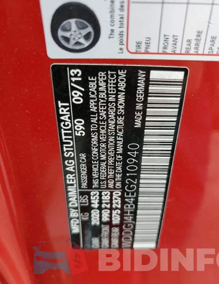WDDGJ4HB4EG210940 Photo# 12