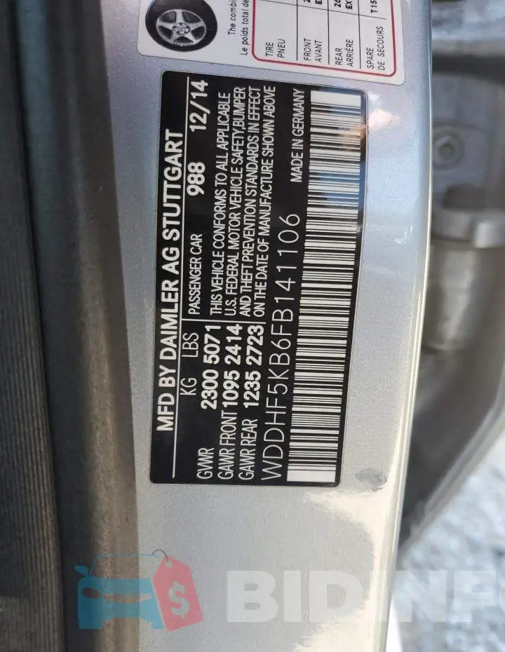 WDDHF5KB6FB141106 Photo# 12