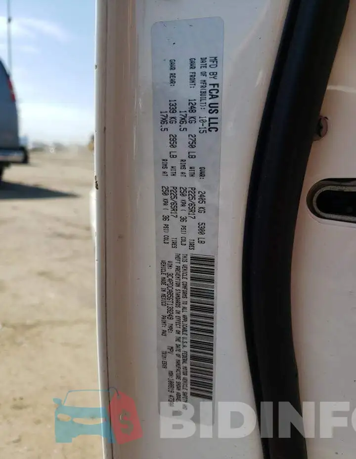 3C4PDCAB5GT139249 Photo# 13