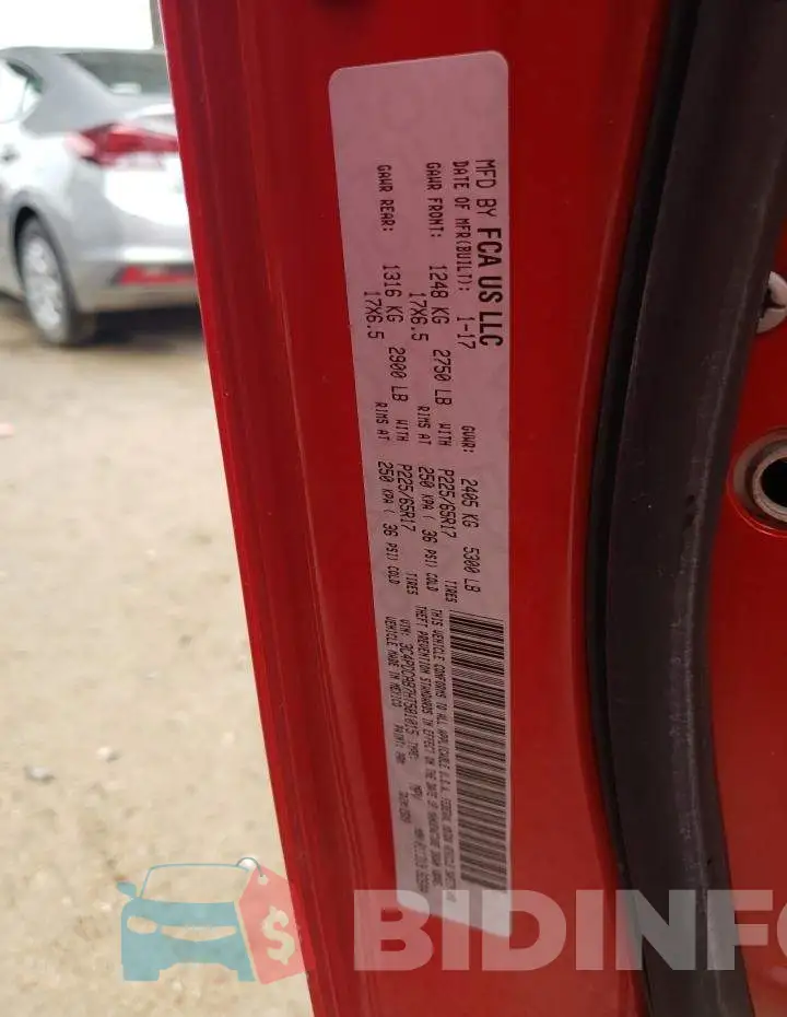 3C4PDCAB7HT581015 Photo# 13