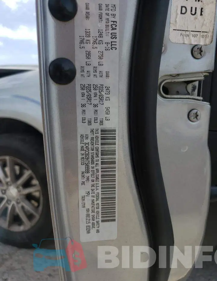 3C4PDCBG9HT509999 Photo# 13