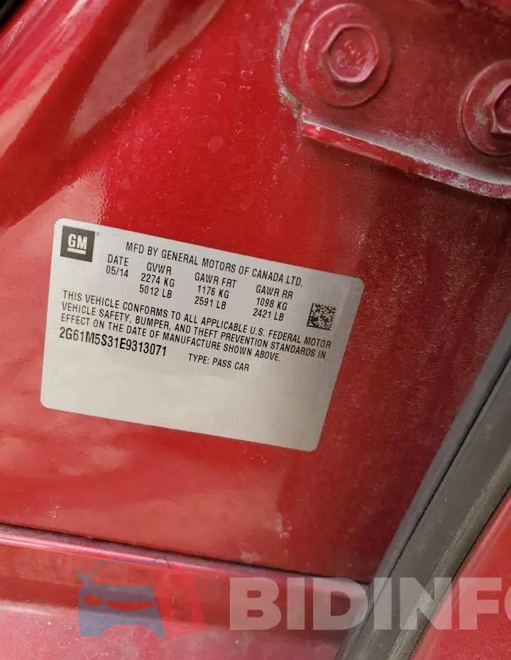 2G61M5S31E9313071 Photo# 12