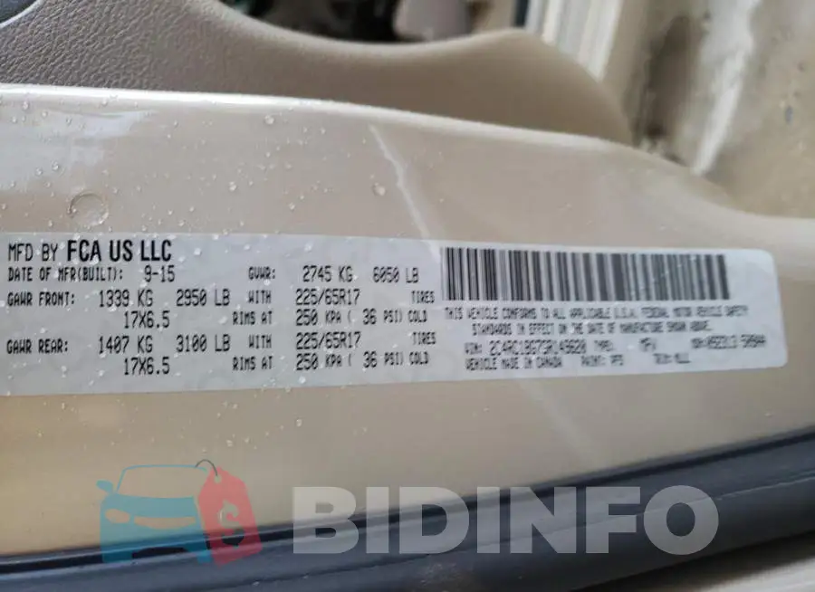 2C4RC1BG7GR149620 Photo# 13