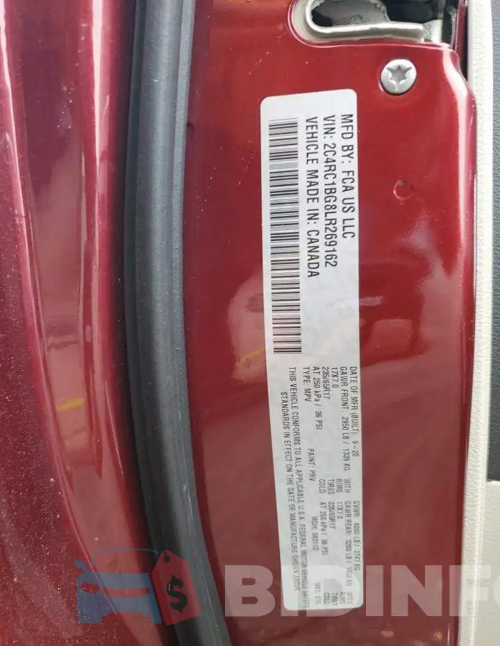 2C4RC1BG8LR269162 Photo# 13