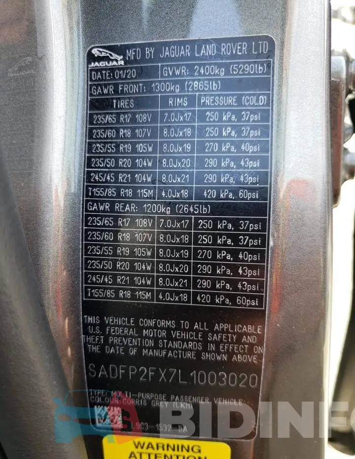 SADFP2FX7L1003020 Photo# 13