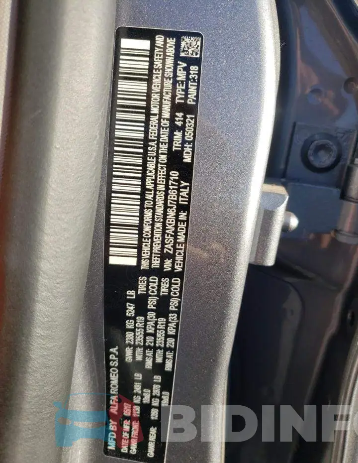 ZASFAKBN6J7B61710 Photo# 14