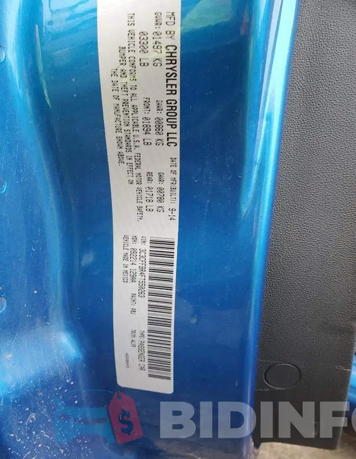 3C3CFFBR4FT550263 Photo# 12