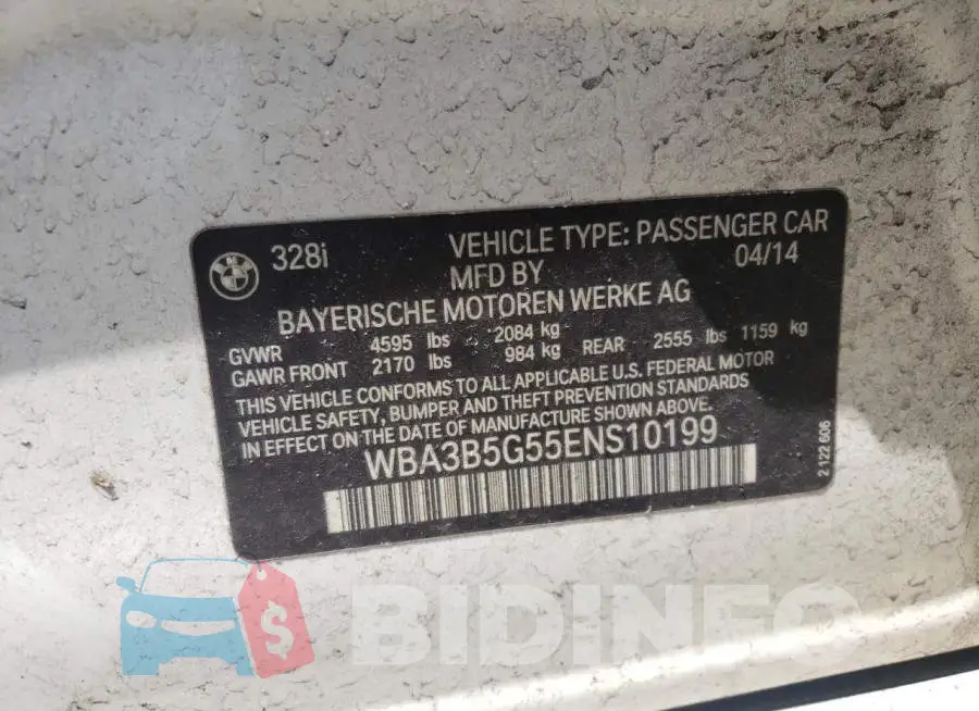 WBA3B5G55ENS10199 Photo# 10