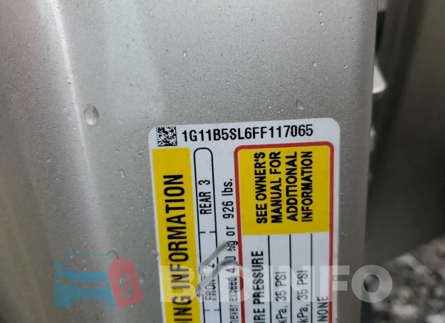 1G11B5SL6FF117065 Photo# 13