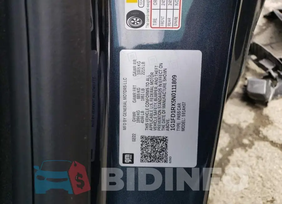 1G1FD1RX5N0111809 Photo# 12