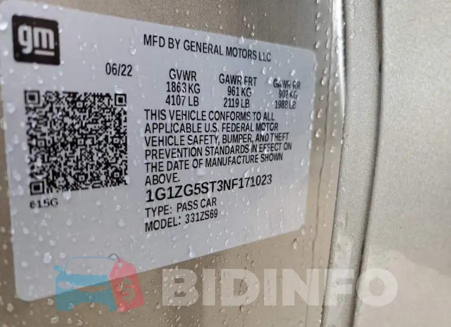 1G1ZG5ST3NF171023 Photo# 12