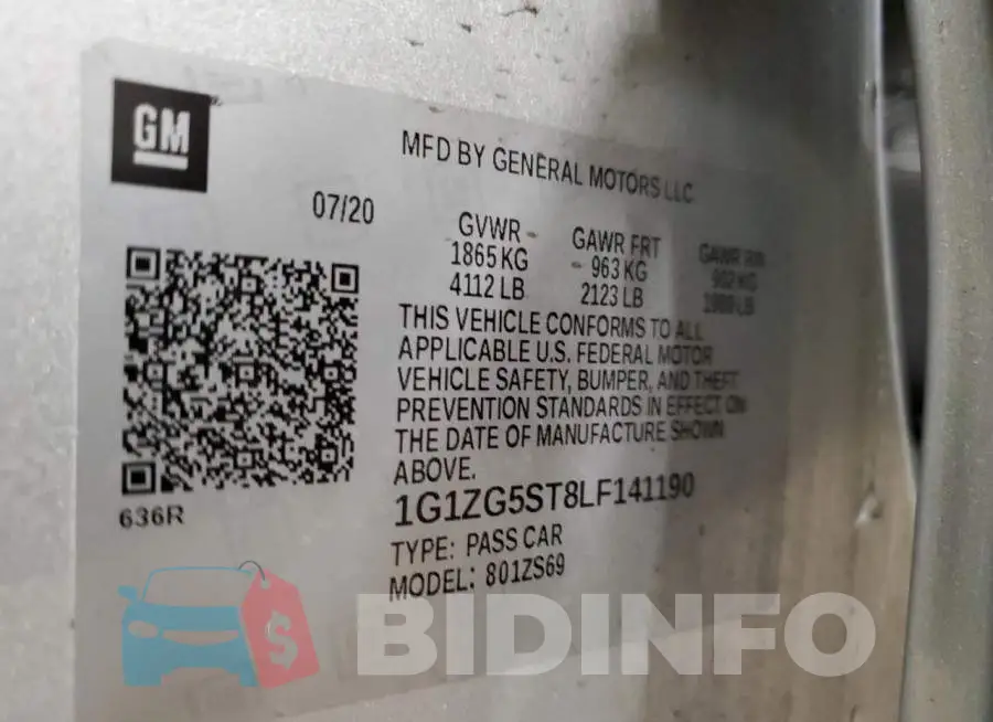 1G1ZG5ST8LF141190 Photo# 12