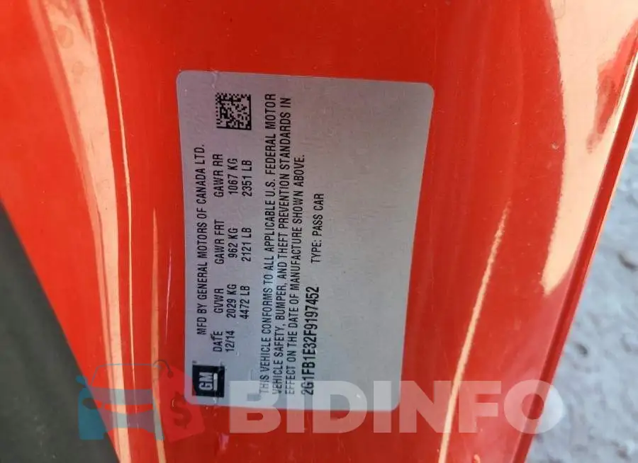 2G1FB1E32F9197452 Photo# 10
