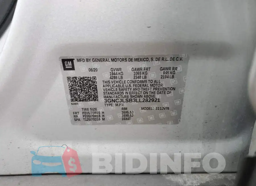 3GNCJLSB3LL282921 Photo# 12