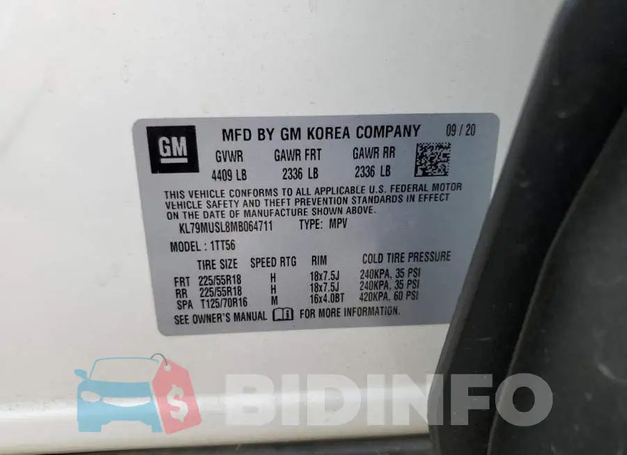 KL79MUSL8MB064711 Photo# 13