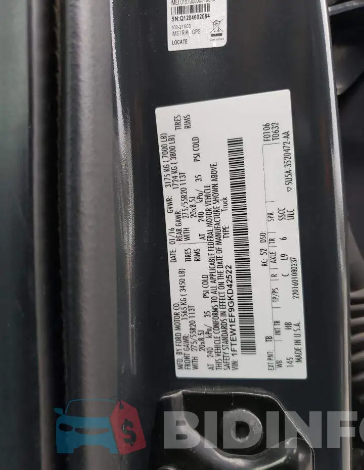 1FTEW1EF9GKD42522 Photo# 12