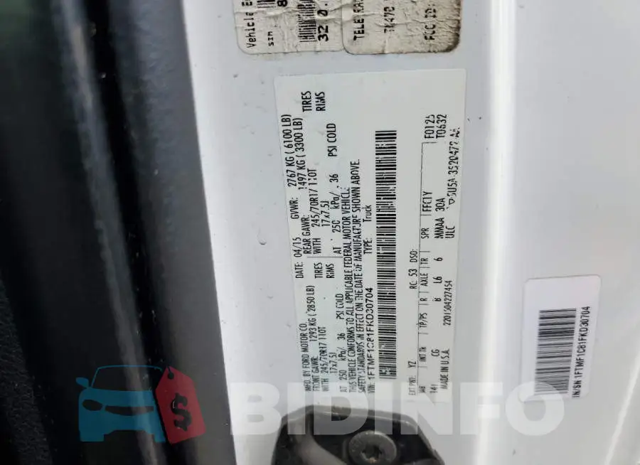 1FTMF1C81FKD30704 Photo# 12